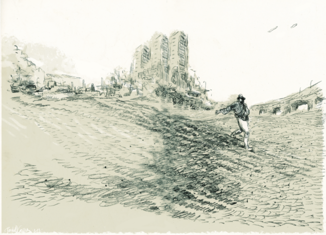 Still n°13_bijbelverhaal Illustratie van het bijbelverhaal de zaaier